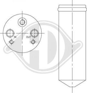 Diederichs DCT1255 - Осушитель, кондиционер autodnr.net