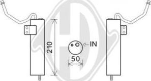 Diederichs DCT1295 - Осушувач, кондиціонер autocars.com.ua