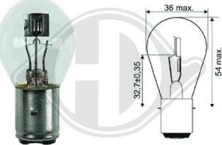 Diederichs LID10044 - Лампа накаливания, фара дальнего света autodnr.net