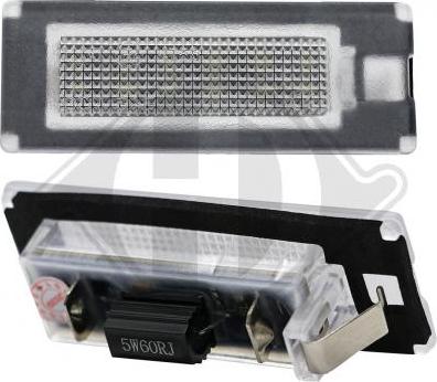 Diederichs LID10434 - Ліхтар освітлення номерного знака autocars.com.ua