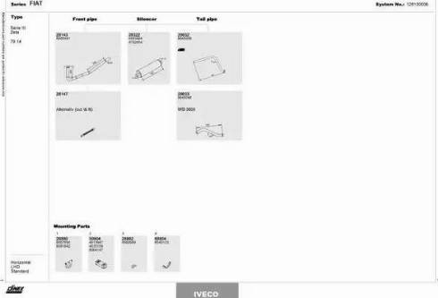 Dinex 128100006 - Система випуску ОГ autocars.com.ua