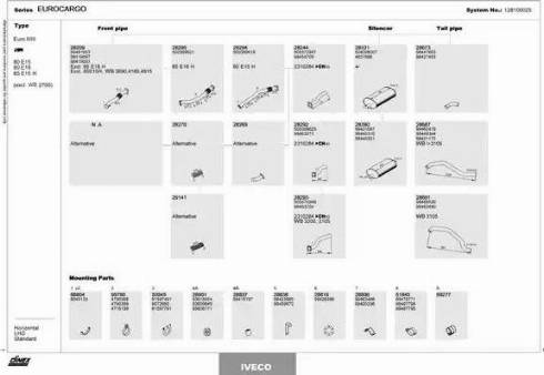 Dinex 128100025 - Система випуску ОГ autocars.com.ua