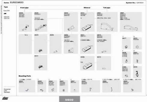 Dinex 128100031 - Система випуску ОГ autocars.com.ua