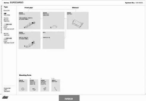 Dinex 128100052 - Система випуску ОГ autocars.com.ua