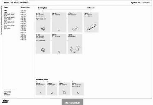 Dinex 150200363 - Система випуску ОГ autocars.com.ua