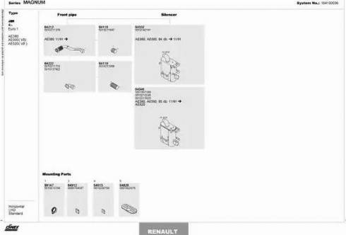 Dinex 164100036 - Система выпуска ОГ autodnr.net