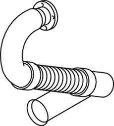 Dinex 21189 - Труба вихлопного газу autocars.com.ua