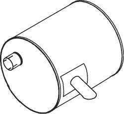 Dinex 21396 - Глушник вихлопних газів кінцевий autocars.com.ua