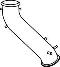 Dinex 21519 - Труба вихлопного газу autocars.com.ua