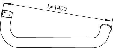 Dinex 21756 - Труба вихлопного газу autocars.com.ua