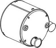 Dinex 22330 - Середній глушник вихлопних газів autocars.com.ua