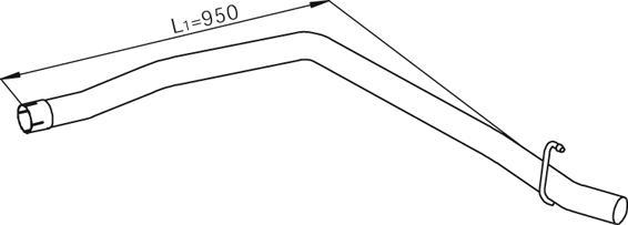 Dinex 29623 - Труба выхлопного газа avtokuzovplus.com.ua