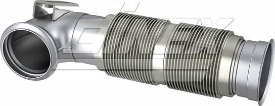 Dinex 2AE001 - Труба выхлопного газа avtokuzovplus.com.ua