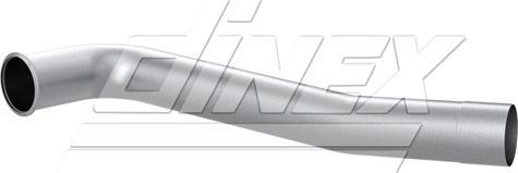 Dinex 2KE003 - Труба вихлопного газу autocars.com.ua