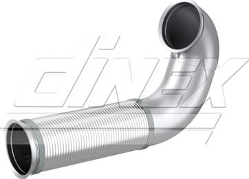 Dinex 2KE004 - Труба вихлопного газу autocars.com.ua