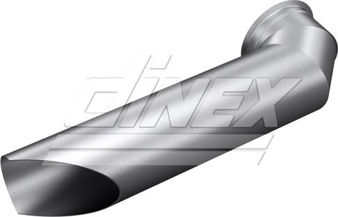Dinex 2KG001 - Труба вихлопного газу autocars.com.ua