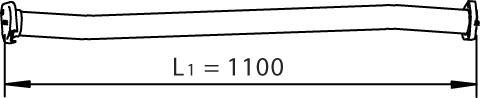 Dinex 33101 - Труба вихлопного газу autocars.com.ua