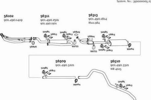 Dinex 350000005_07 - Система випуску ОГ autocars.com.ua