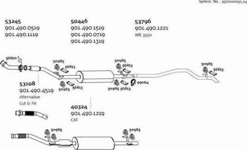 Dinex 350000030_09 - Система випуску ОГ autocars.com.ua