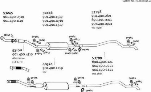 Dinex 350000030_10 - Система випуску ОГ autocars.com.ua