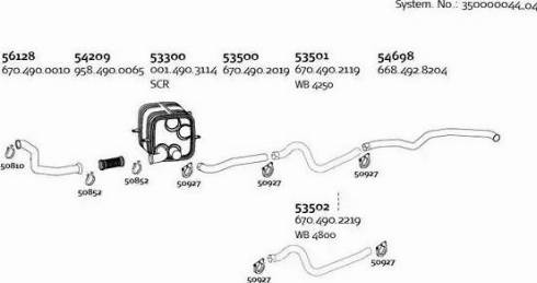 Dinex 350000044_04 - Система випуску ОГ autocars.com.ua