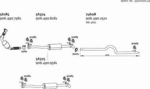 Dinex 350000070_06 - Система выпуска ОГ autodnr.net