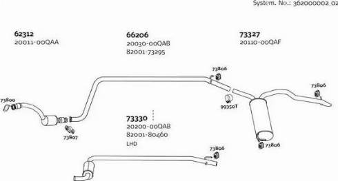 Dinex 362000002_02 - Система выпуска ОГ avtokuzovplus.com.ua