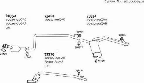 Dinex 362000003_01 - Система випуску ОГ autocars.com.ua