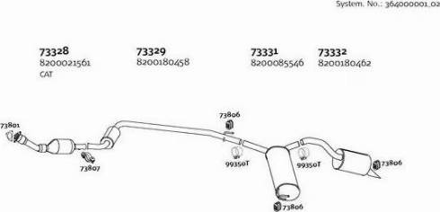 Dinex 364000001_02 - Система випуску ОГ autocars.com.ua