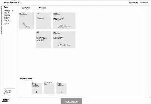 Dinex 364000020 - Система випуску ОГ autocars.com.ua