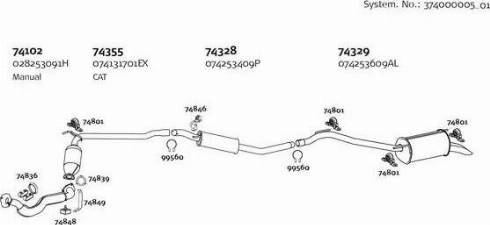 Dinex 374000005_01 - Система випуску ОГ autocars.com.ua