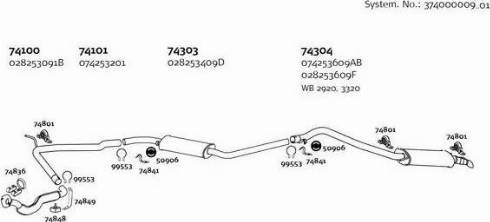 Dinex 374000009_01 - Система випуску ОГ autocars.com.ua