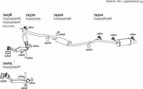 Dinex 374000010_04 - Система випуску ОГ autocars.com.ua