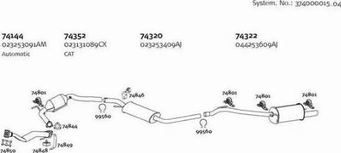 Dinex 374000015_04 - Система випуску ОГ autocars.com.ua