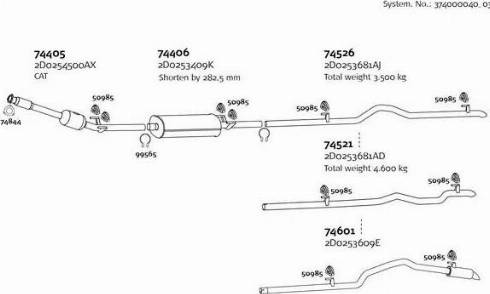 Dinex 374000040_03 - Система випуску ОГ autocars.com.ua