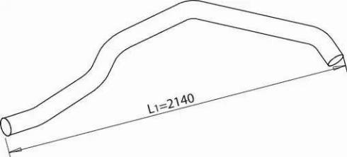 Dinex 47163 - Труба вихлопного газу autocars.com.ua