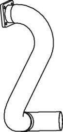 Dinex 47212 - Труба вихлопного газу autocars.com.ua