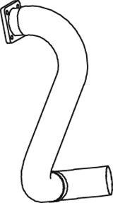 Dinex 47214 - Труба вихлопного газу autocars.com.ua