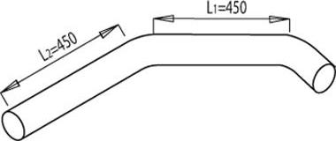 Dinex 49281 - Труба вихлопного газу autocars.com.ua