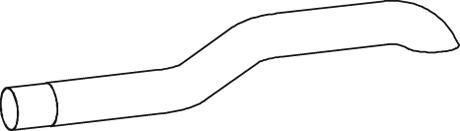 Dinex 47656 - Труба вихлопного газу autocars.com.ua