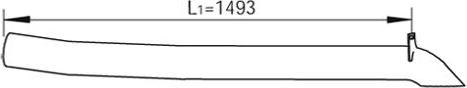 Dinex 47664 - Труба вихлопного газу autocars.com.ua