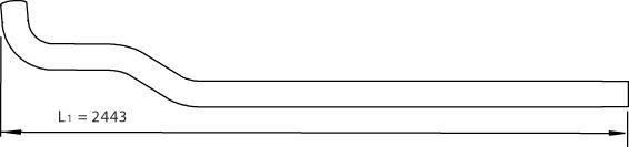 Dinex 47685 - Труба вихлопного газу autocars.com.ua