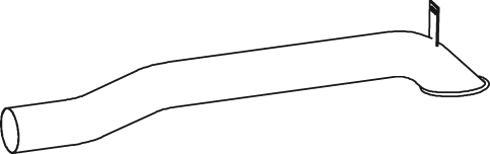 Dinex 47726 - Труба вихлопного газу autocars.com.ua