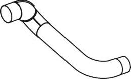 Dinex 48124 - Труба вихлопного газу autocars.com.ua