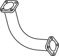 Dinex 49295 - Труба вихлопного газу autocars.com.ua