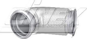 Dinex 4IA014 - Труба вихлопного газу autocars.com.ua