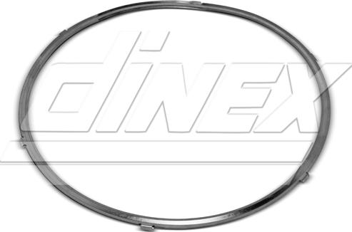 Dinex 4IL013 - Прокладка, труба вихлопного газу autocars.com.ua