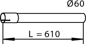 Dinex 53701 - Труба вихлопного газу autocars.com.ua