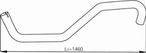 Dinex 54628 - Труба вихлопного газу autocars.com.ua