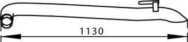 Dinex 56602 - Труба выхлопного газа avtokuzovplus.com.ua